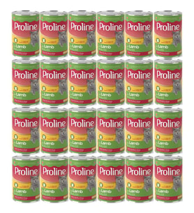 Proline Kuzu Etli Yetişkin Kedi Konservesi 400 Gr*24 Adet (Kahverengi)