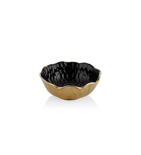 LOTUS SIYAH GOLD KUCUK KASE 22,5X22,5X9 CM