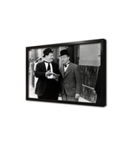 Lorel Hardy Fotğrafı Çerçeveli Mdf Tablo