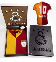 Kişiye Özel İsim Yazılı Galatasaray Metin Oktay Forma (Penye Kumaş) (Sarı-Kırmızı)
