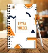 Kişiye Özel Ahşap Defter Kalem Seti