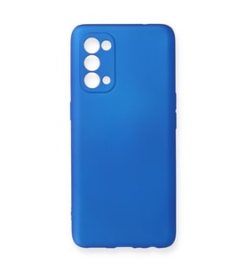Oppo Reno 5 Kılıf First Silikon - Mavi