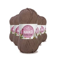 Northcity 5 Adet Cotton Lüks Yelek Tunik Kazak Bluz Hırka İpi Yünü Toprak 97583