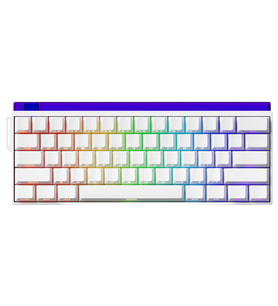 AKKO Veekos Shine60 HE %60 Flash Manyetik Switch 8K Hz Hall Effect Hotswap RGB Kablosuz İngilizce Mekanik Gaming Klavye