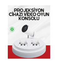 3D Oyun Destekli Kablosuz Ev Sinema Projeksiyon Cihazı