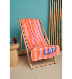 Ciao Çizgili Plaj Havlusu 70x150 cm