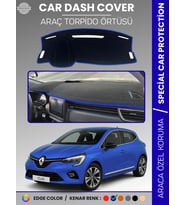 RENAULT CLİO 5 (2019-2023) Torpido Örtüsü Ön Göğüs Koruma Torpido Koruma Birebir Uyum Kaymaz