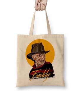 Freddy Krueger Freddy Moon Bez Çanta Uzun Saplı