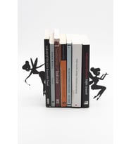 Kitap Tutucu Perili Metal Kitap Tutucu Dekoratif Metal Kitap Tutucu 2 Li Kitap Tutucu Siyah