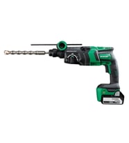 Hikoki DH18DPC-5.0 18V/5.0Ah 26mm 3.2j SDS Plus Kömürsüz Şarjlı Kırıcı Delici Matkap (Yeşil)