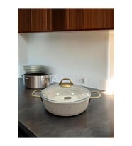 Armoni Gold Lux Granit 24 Cm Basık Tencere
