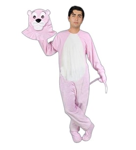 Pembe Panter Kostümü Yetişkin