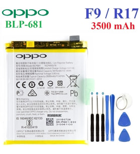Oppo F9 / R17 Pil Batarya BLP681 + Tamir Seti