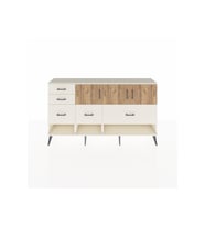 Arges Konsol 3 Raflı 5 Çekmeceli 3 Kapaklı 176x30x99 Aytaşı-Çam/Aytaşı