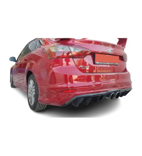 Ford Focus Sedan (2012-2018) Arka Tampon - Eki (Plastik)