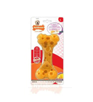 Nylabone Peynir Aromalı Köpek Çiğneme Kemiği L