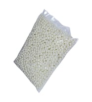 İnci Yuvarlak Delikli Plastik (500) Grm   Krem