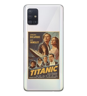 Samsung Galaxy A71 Uyumlu Titanic Tasarımlı Şeffaf Telefon Kılıfı