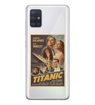 Samsung Galaxy A71 Uyumlu Titanic Tasarımlı Şeffaf Telefon Kılıfı