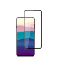 Samsung Galaxy A80 Uyumlu Zore Kenarları Kırılmaya Dayanıklı Cam Ekran Koruyucu (Siyah)