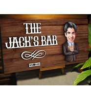BK Gift Kişiye Özel Karikatürlü Kabartma Tasarım Ceviz Ahşap Bar Tabelası, Home Bar Tabela, Rustik Ev Dekorasyonu, Duvar Dekoru-9