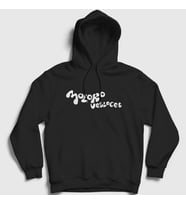 Presmono Unisex Beyaz Moloko Vellocet Film Otomatik Portakal A Clockwork Orange Kapüşonlu Sweatshirt 242703tt (Siyah)