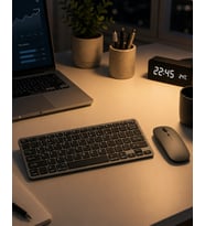 Telefon Tablet ve Bilgisayar Uyumlu Kablosuz Klavye Mouse Kombini