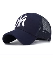 Fileli New York Yankees Nakışlı Şapka Kırmızıı Siyah Ny Şapka Lacivert-Standart