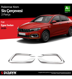 Fiat Egea Sedan Krom Sis Çerçevesi 2 Prç. 2020 Üzeri