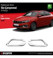 Fiat Egea Sedan Krom Sis Çerçevesi 2 Prç. 2020 Üzeri
