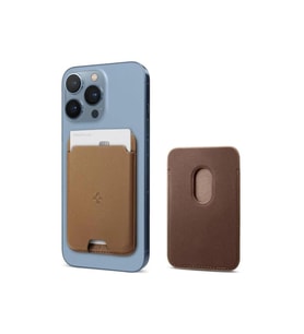 Spigen Apple MagSafe iPhone 14 / 13 12 Serisi için Cüzdan Valentinus Brown - AFA03854-TEŞHİR