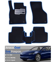 TESLA MODEL 3 (2021-2025) Uyumlu EVA Paspas Tam Set–Oto Paspas,Araca Özel,Kolay Montaj