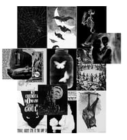 Orora Gothic Grunge Gotik Punk Poster Duvar Kağıdı Seti-12li-230g-A5