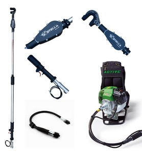 Active 5.5 Z 3bg 51.7cc 26mm 12kg Sırt Tipi Kancalı Dal Sarsıcı Benzinli Zeytin Hasat Makinesi