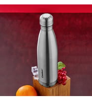500ML KROM ŞİŞE TERMOS PASLANMAZ ÇELİK - KAYDIRMAZ TPR TABAN
