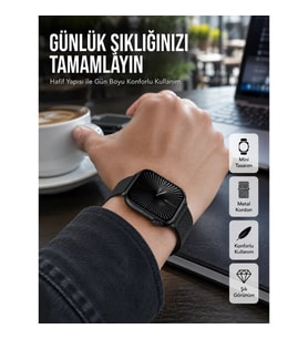 Mey İthalat® SQ-16 Mini Series 10 – Dokunmatik Akıllı Saat Kalp Ritmi, SpO2, Uyku Takibi