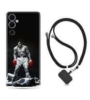 Tecno Pova 4 Kılıf Resimli Boyun Askılı İpli Desenli Silikon Muhammed Ali 1369