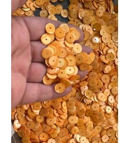 1 CM 50 GR KRİSTAL OYA YAZMA PULU DİKİŞ AKSESUARI İŞLEME PULU (Turuncu)