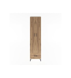 Hyperion Dolap 6 Raflı Tek Çekmeceli 2 Kapaklı 60x44x243 Aytaşı-Çam