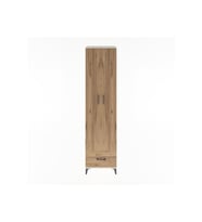 Hyperion Dolap 6 Raflı Tek Çekmeceli 2 Kapaklı 60x44x243 Aytaşı-Çam