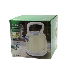 KİWİ KK-3340W KREM NOSTALJİ DEMLİK MODELÇELİK KETTLE SU ISITICI 2.2LT1800W PASLANMAZ ÇELİK GÖVDE- GİZLİ RESİZTANS GO-53-vice 00247