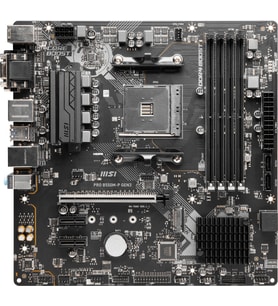MSI MB PRO B550M-P AM4 DDR4 4400(OC) HDMI DP VGA 2xM.2 USB5Gbps mATX