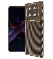 Magic 7 Lite Kılıf Auto Focus Karbon Kapak - Kahverengi