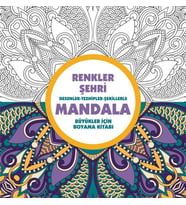 Renkler Şehri - Mandala (Büyükler İçin Boyama)