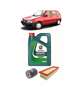 FİAT UNO 70 S 70 SX 70 SXİE 1.4 İE YAĞ BAKIM SETİ 4L MAGNATEC MOTOR YAĞI + HAVA + POLEN FİLTRESİ