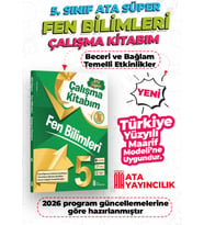 5. Sınıf Fen Bilimleri Ata Süper Çalışma Kitabım Yeni