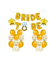 Bride To Be Altın Folyo Balon Set