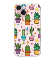 PrintiFy iPhone 15 ile Uyumlu Water Color 4  Kamera Korumalı Şeffaf  Kılıf
