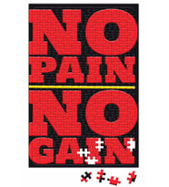 No Pain No Gain Puzzle 240 Parça Yapboz
