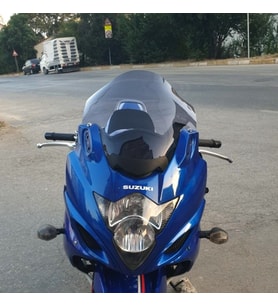 MOTOCAM Suzuki GSX 650 F Ön Cam 2008-2012 Model 40cm Füme Renkli